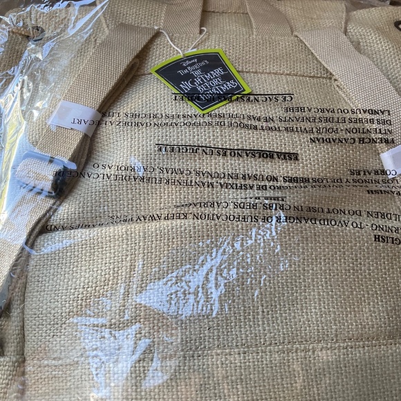 LOUNGEFLY BURLAP FULL SIZE BKPK OOGIE BOOGIE NWT - Picture 4 of 5